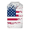 thumbnail image 5 of Pitauce Mens Sleeveless Patriotic Hoodies for 4th of July, Gym Workout Hooded Tank Tops Bodybuilding Muscle Cut Off T-Shirt with Pockets, 5 of 5