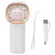 thumbnail image 1 of Ventilador de mano con carga USB, miniventilador ajustable de 3 velocidades, portátil para viajes, oficina, blanco, 1 of 10