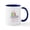 White/Navy Inside, variant on CafePress - EASTER BUNNY Mugs - 11 oz Ceramic Mug - Novelty Coffee Tea Cup