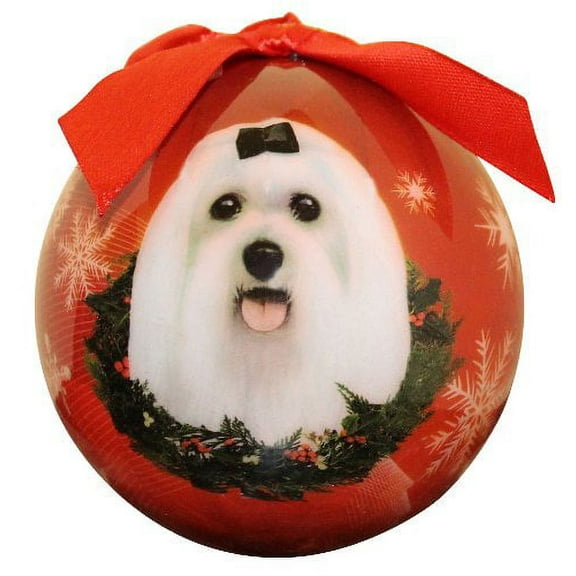 Maltese Ball Ornament