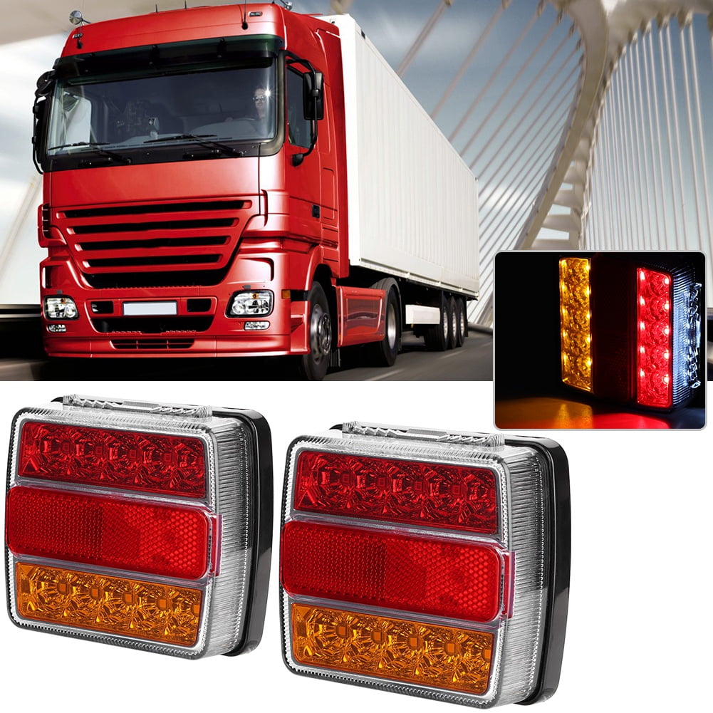 ACOUTO 2Pcs Tail Lights,12V 16LED 