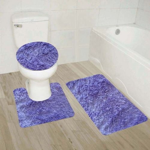 9 PURPLE BATHROOM COLLECTION SUPER SOFT FLUFFY LIKE SHEEPSKIN SOLID