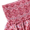 thumbnail image 5 of Skirts for Women Skirt Half-Length Womens Pleated Flowy Print Floral Fashion Short Skirt Spring Summer Everyday Wardrobe Hot Pink L, 5 of 5
