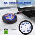 thumbnail image 2 of Baohd Rechargeable Ice Hockey Stick Set with LED Light Suspension Ball 2 Goals Kids Training Toy, 2 of 6