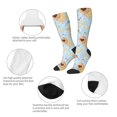 thumbnail image 6 of Lsque Cute Gnome Bee Collects Honey Printed Crew Socks Men's Women's LightWeight Thin Casual Calf Socks ,Knee High Socks,Cotton Socks, 6 of 9