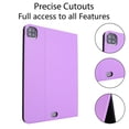 thumbnail image 5 of Allytech iPad Pro 11-inch 2nd Generation Case 2020 Released, Ultra Slim Lightweight Auto Sleep Wake Kickstand Folio Full Protection TPU Back Cover for Apple iPad Pro 11 2020 Model, Purple, 5 of 6