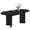 Black, variant on Fnova 63" Farmhouse Dining Table for 2-4 People, Kitchen Table, Modern Dinner Table for Dining Room, Kitchen, Living Room, Office, Restaurant, Apartment