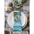 thumbnail image 2 of Palm Trees Cloth Napkins Set of 6 Reusable Dinner Napkins, Summer Beach Coastal Nautical Sea Ocean Cocktail Napkin Washable Table Napkins for Wedding/Holiday Party/Baby Shower 20"x20", 2 of 7
