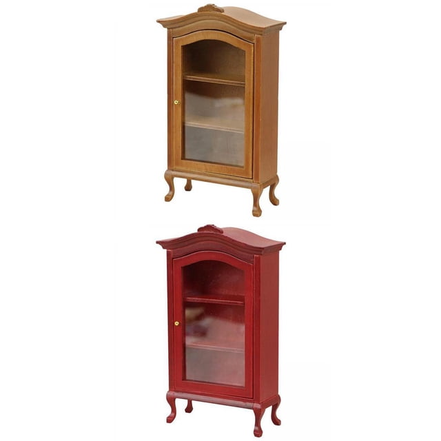 2 Gabinetes en Miniatura para Casa de , Modelo de Armario, Muebles de Juguete Hugo Gabinete en miniatura