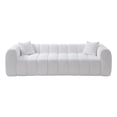 thumbnail image 5 of AENKYO 103" Oversized Cloud Boucle Sofa, Modern 4-Seater Deep Seat Couch, No Assembly, Cloud White, 5 of 8