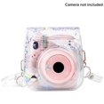 thumbnail image 1 of Bolsa de almacenamiento de cámara de PVC transparente, bolsa protectora portátil, estuche de hombro, bolso de repuesto para Polaroid Mini 11, morado Vogacara EL000256-03B, 1 of 2