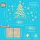 thumbnail image 4 of Adhesivos navideños para ventanas | Pegatinas de copos de nieve y campanas | Calcomanías estáticas para ventanas de vidrio | Decoraciones navideñas reutilizables para ventanas de hogar, 4 of 7