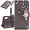 Grey, variant on Compatible with iPhone XR Case Glitter Stylish Crystal Owl with Wrist Strap Kickstand Magnetic Leather Wallet for Women Flip Phone Case for iPhone XR Grey YK