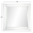 thumbnail image 3 of DecMode 39" x 40" Silver Wall Mirror, 3 of 8