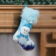 thumbnail image 4 of Faithtur Decorative Christmas Stockings Santa Clause/Snowman Hanging Socks, 4 of 6