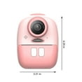 thumbnail image 5 of Instant Print Camera For Kids,26MP Digital Camera For Kids Aged 3-12 Ink Printing 1080P Video Camera For Kids With 32GB Card,Color Pens,Print Papers 5ml Pink, 5 of 8
