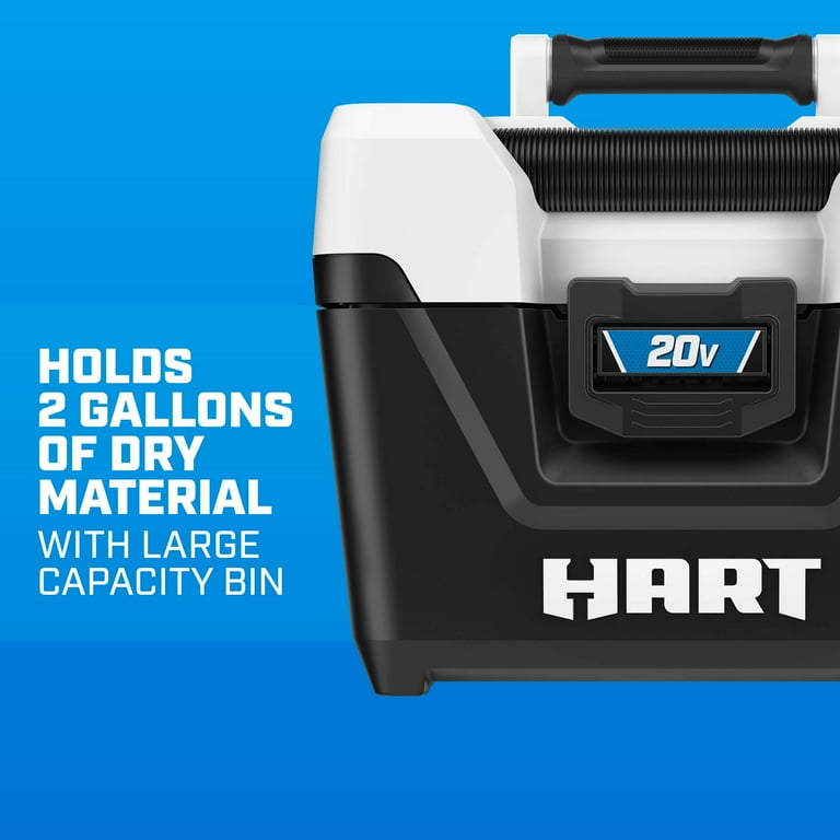 HART 20Volt Cordless 2Gallon Wet/Dry Vacuum Kit (1), 52 OFF