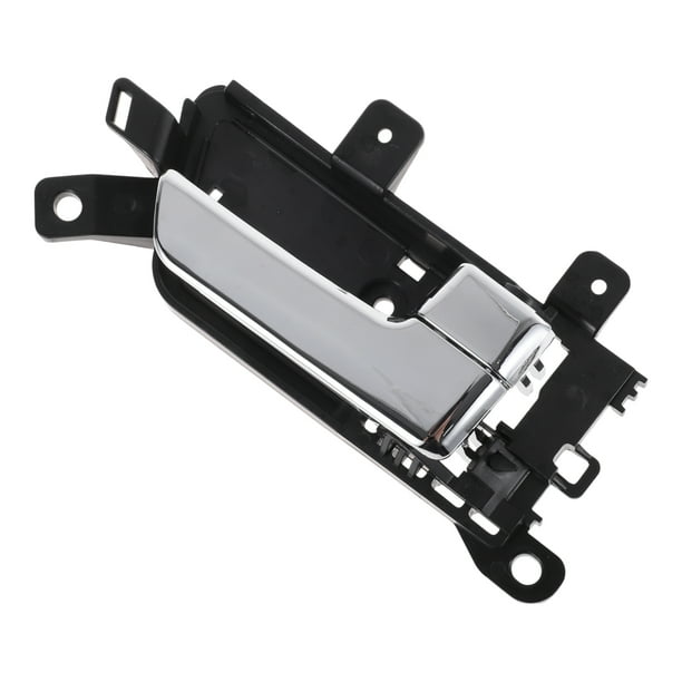 Mango de puerta interior del lado del pasajero delantero y del lado del pasajero trasero derecho para Kia Borrego 2007-2015, mango de puerta interior No.826202J010, tono negro plateado, 1 pieza