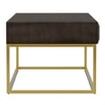 thumbnail image 4 of Furniture of America Giffore Ensemble de Table Basse en Métal 3 Pcs, Noyer, 4 of 16