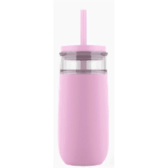 Ello Avery 18Oz Glass Tumbler Peony