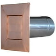 thumbnail image 2 of Copper Louvered Dryer Vent (4"-12") Duct Size: 4", Mount Type: Stucco, 2 of 4