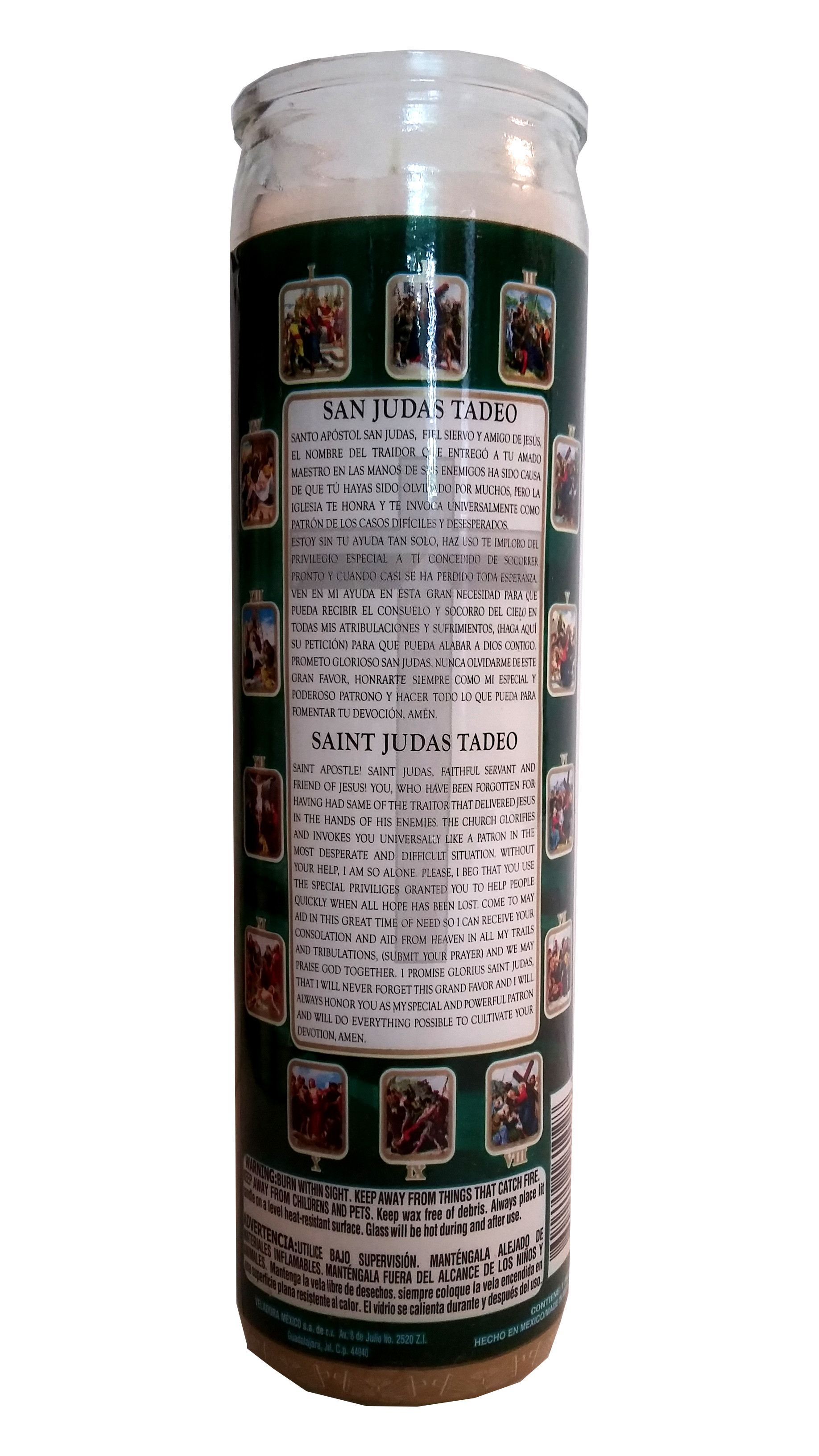 Saint Judas Tadeo (San Judas Tadeo) Devotional Candle (La Luz de Tu Fe) - image 2 of 2