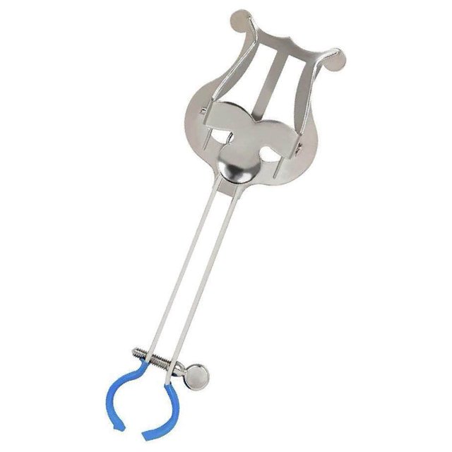 Durable Clarinet Lyre Sheet Music Band Metal Clarinet Clamp Stand Instrument Holder for Trombone