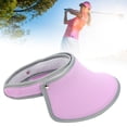 thumbnail image 1 of Golf Sun Hat, Lightweight Elastic UV Protection 360 Rotation Adjustable Adjustable Golf Hat, Portable for Women Play Golf Girls Outdoor Activities Light Purple,Light Pink, 1 of 7