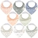thumbnail image 1 of Baberos tipo bandana KeaBabies de algodón orgánico para bebés, paquete de 8 unidades, suaves, 1 of 9