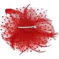 thumbnail image 4 of Song Qing Tocado de plumas para mujer, sombrero para fiesta de té, broche para el pelo, ramillete, diadema nupcial, sombrero Derby, cóctel, boda, 4 of 4