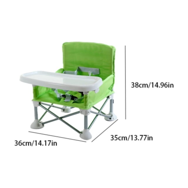 Silla de comedor plegable para niños Huayishang amarilla (liquidación), asiento plegable (liquidación), 1 silla de comedor plegable para niños amarilla