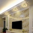 thumbnail image 4 of Recessed lighting crystal spotlight led downlight ceiling decoration background wall light ceiling light (white light), 4 of 10