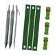thumbnail image 5 of Kit de estacas para árboles de alta resistencia Estacas y soportes para árboles Accesorios de jardín Resistente al viento Estaca plateada, 5 of 9