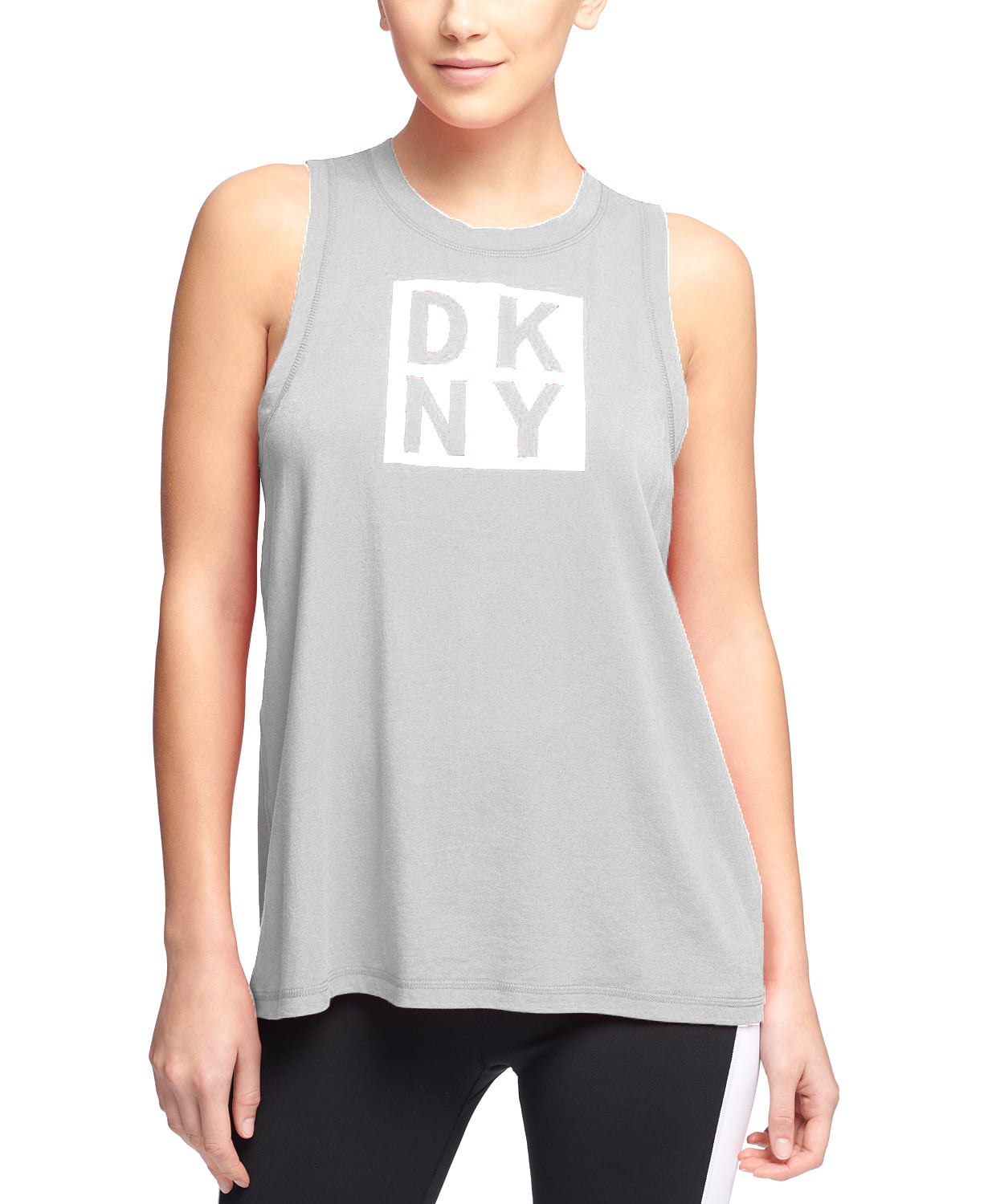 DKNY | Logo Tank Top | Grey | Size M - Walmart.com