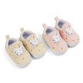 thumbnail image 4 of Zapatillas Para Bebé Niña De 1 Año De Edad De Verano Princesa Pisos Cuna Zapatos De Lona Para 0-18 Meses, 4 of 4