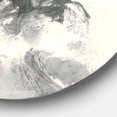 thumbnail image 2 of Designart 'Ocean Waves' Traditional Metal Circle Wall Art, 2 of 3