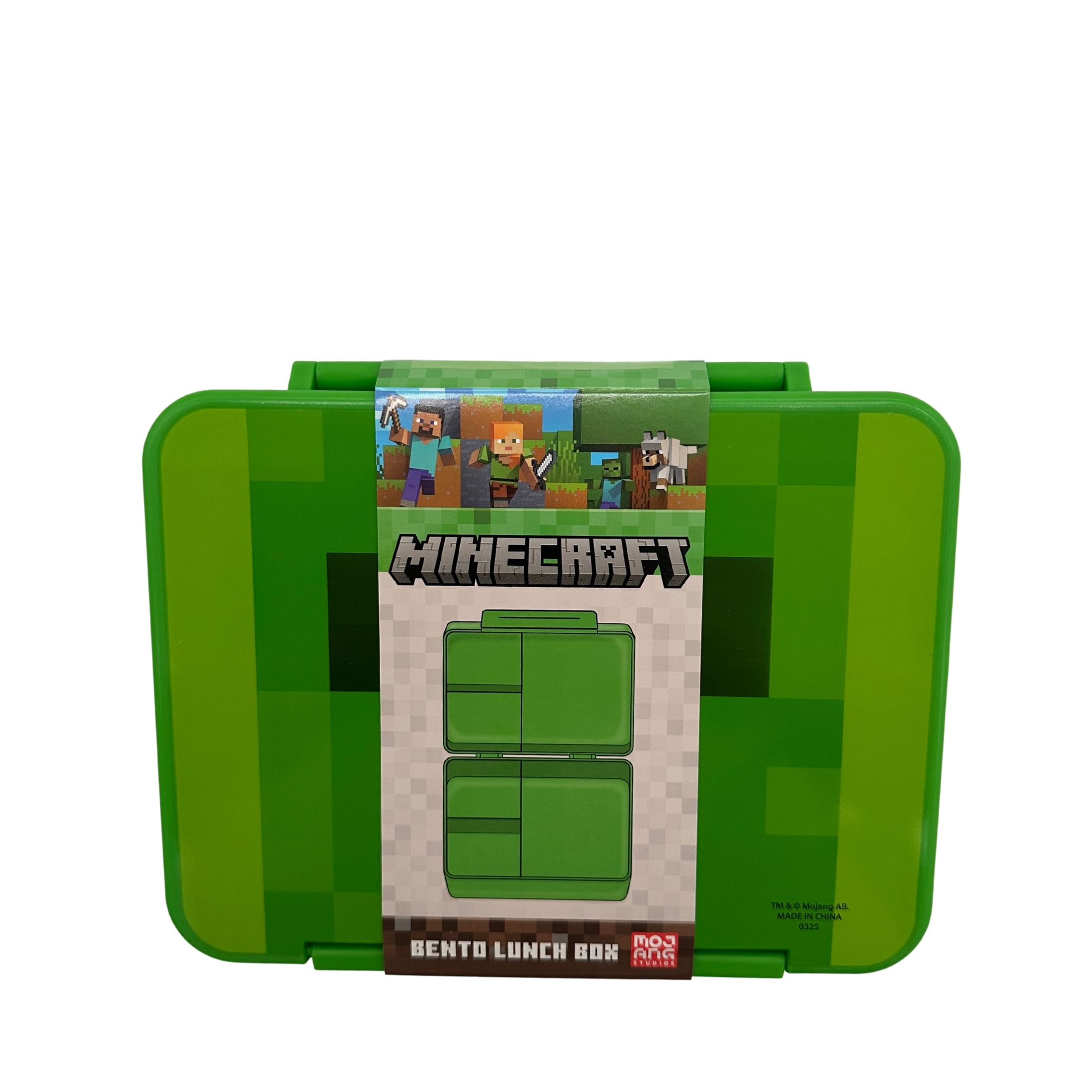 Microsoft Minecraft Child's Reusable Silicone Bento Box