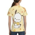 thumbnail image 5 of Sanrio Pochacco Kids T-Shirt 3d Printed Graphic T-Shirts Boys And Girls Short Sleeve Shirts For Youth Kids X-Small, 5 of 6