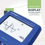 CATIGA CS-121 Scientific Calculator with Graphic Functions and Multiple Modes (Blue)
