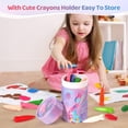 thumbnail image 7 of homicozy Rocket and Fish-Shaped Crayons,36PCS Non Toxic Washable Toddler Crayons for Kids and Toddlers,Art Supplies Drawing Coloring Crayon Set,Gift for Girls and Boys,School Gifts,Birthday Gifts, 7 of 7