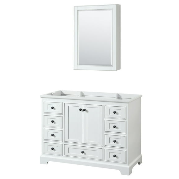 Wyndham Collection Wcs202048scxsxxmed Deborah 47-1/4" Free Standing Single Wood Vanity
