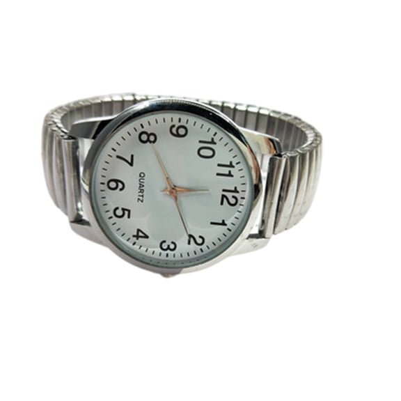 DESIGNICE Men's Wrist Watch,Silver Work Watch for Daily Casual Outfits