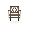 thumbnail image 6 of POLYWOOD® Canyon 3-Piece Farmhouse Dining Set in Mahogany, 6 of 7