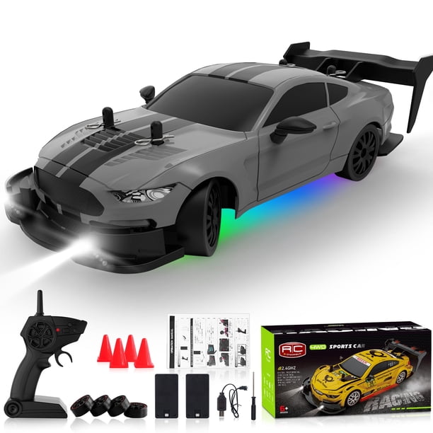 Carro de Controle Remoto EversaleT RC Drift 4WD 22 km/h com LED
