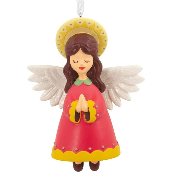 Hallmark Vida Christmas Ornament, Folk Art Angel