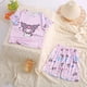 thumbnail image 1 of Conjunto de pijama fino Kawaii Sanrios Hello kittys Kuromi Cinnamoroll para niños, pantalones cortos de manga corta, ropa de casa, Verano, 1 of 4