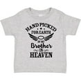 thumbnail image 3 of Inktastic Handpicked for Earth by My Brother in Heaven Angel Wings Boys or Girls Toddler T-Shirt, 3 of 5