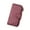 fuchsia, variant on Large capacity long women's matte PU multi-purpose women's wallet clutch bag card bag women's high-end sense
