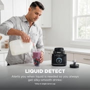 Ninja Detect Kitchen System Power Blender + Processor Pro, BlendSense Technology, Blender, Chopping & Smoothies, 1800 Peak Watts, 72 oz. Pitcher, 64 oz. Food Processor, 24 oz. To-Go Cup, TB401 Black