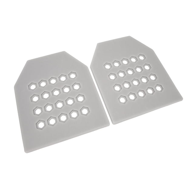 Forro De Placa A Prueba De , Forro De Placa A Prueba De EVA, A Prueba De Golpes, Suave, Cortable, 2 Piezas, Ultrafino Para Actividades En Equipo